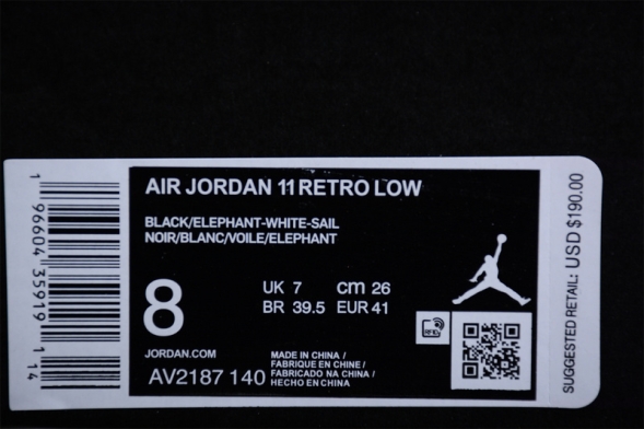 Nike Air Jordan 11 White Cement AV2187-140 