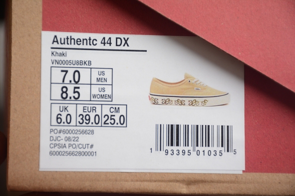 Vans Authentic 44 DX VN0005U8BKB 