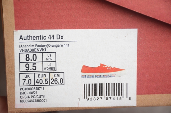 Vans Authentic 44 DX VN0A38ENVKL 