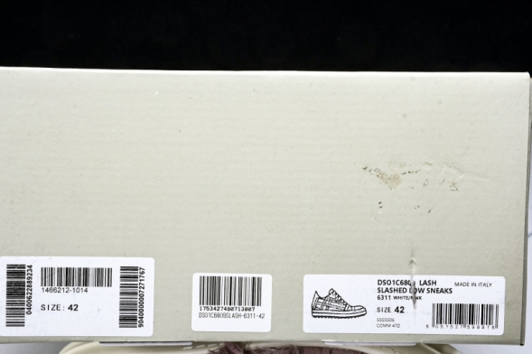 Rick Owens lash Slashed Low Sneaks DSO01C6800 