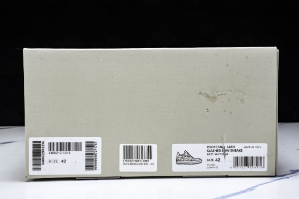 Rick Owens lash Slashed Low Sneaks DSO01C6800 