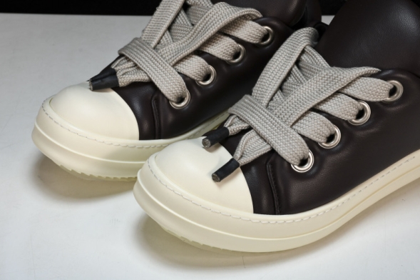 Rick Owens Jumbo Lace Padded Lowsneaks RU02C7893 LLPW2 