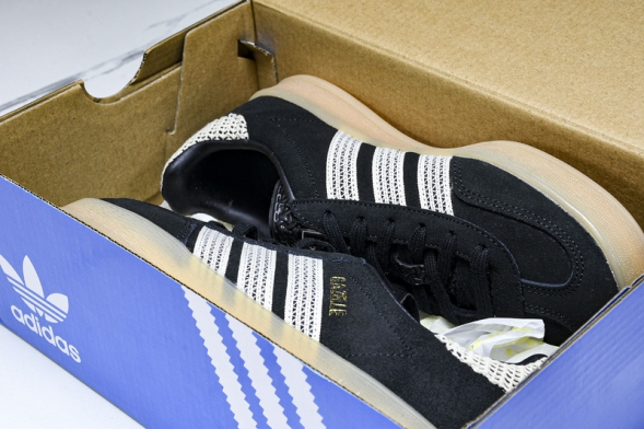 Adidas Gazelle Indoor Core Black Wonder White JI2755  