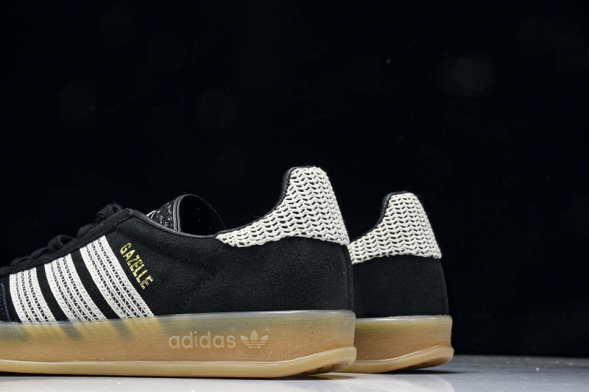 Adidas Gazelle Indoor Core Black Wonder White JI2755  
