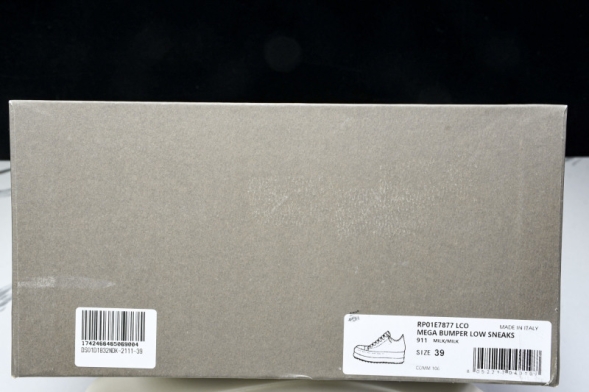 Rick Owens Mega Bumper Low Sneak RP01E7877 LCO 