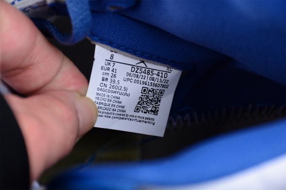 Nike Air Jordan 1 High OG True Blue DZ5485-410 