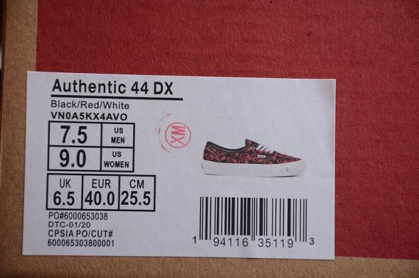 Vans X MOONEYES Authentic 44 DX VN0A5KX4AVO 