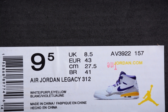 Nike Air Jordan Legacy 312 high. AV3922-157 