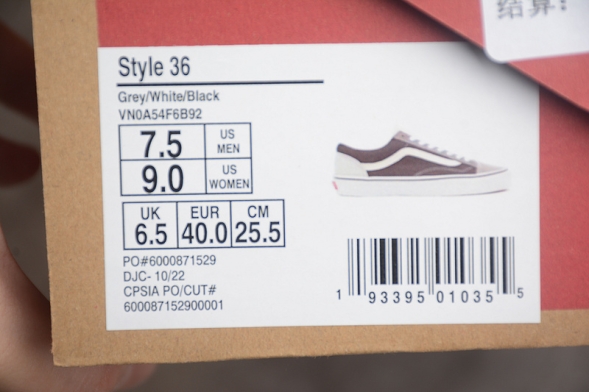 Vans Style 36 VN0A54F6B92 