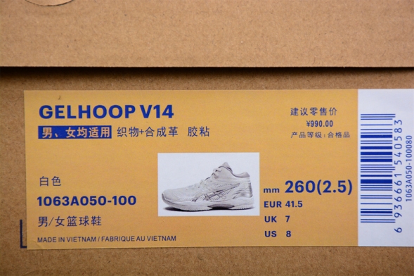Asics Gelhoop V14 1063A050-100 