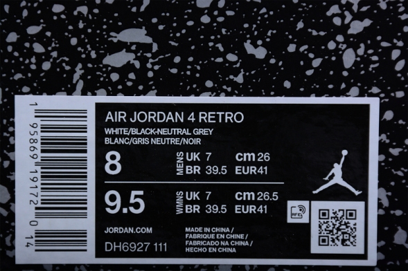  Nike Air Jordan 4 Military Black DH6927-111 