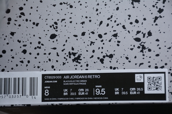 Nike Air Jordan 6 Retro Electric Green CT8529-003 