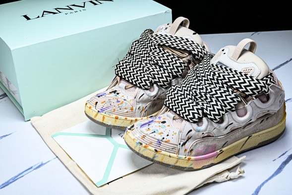 Lanvin Curb Tennis Low top Sneakers 